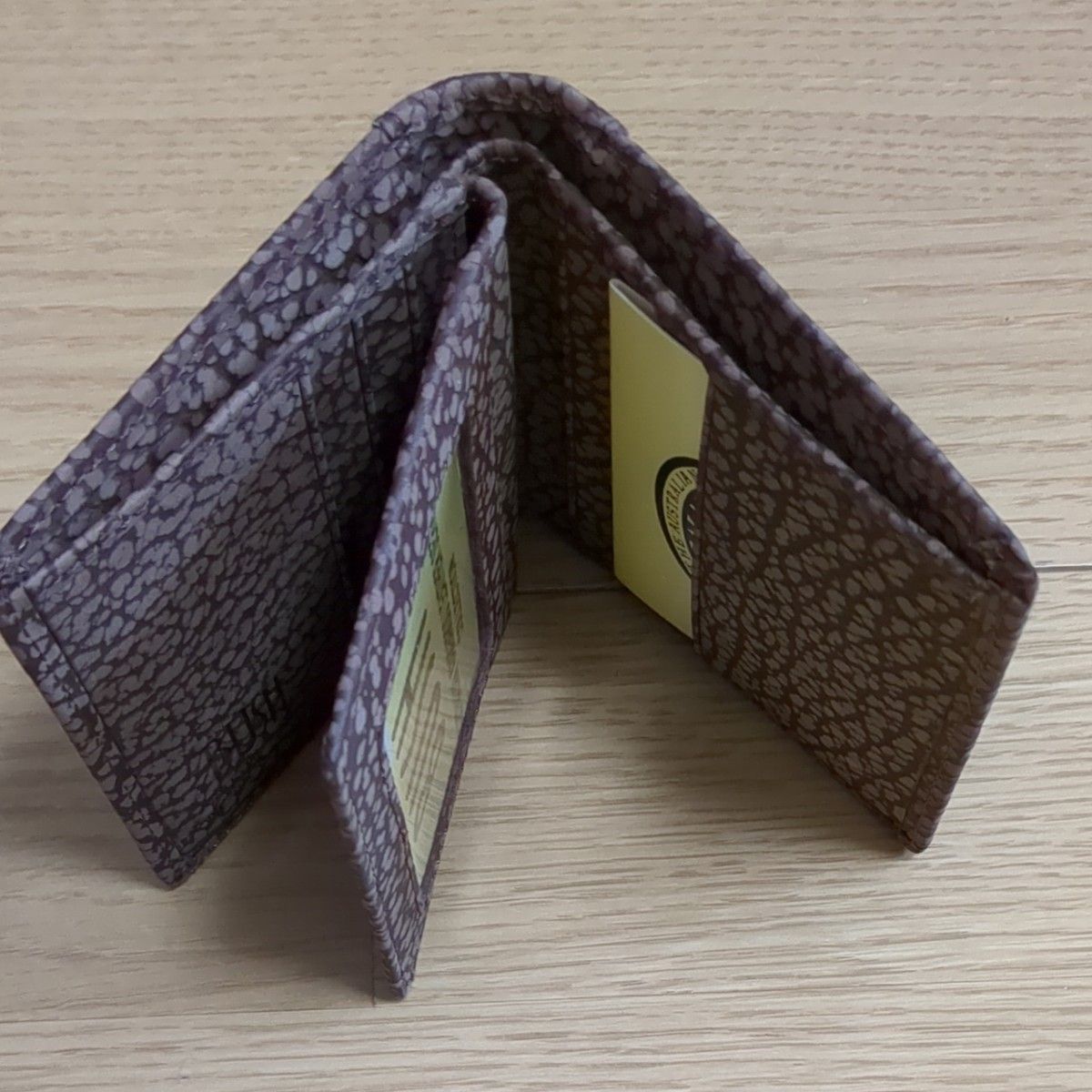 BUSH 二つ折り財布 オーストラリア カンガルーレザーグッズ BRO BUSH 二つ折り財布 オーストラリア カンガルーレザーグッズ BRO