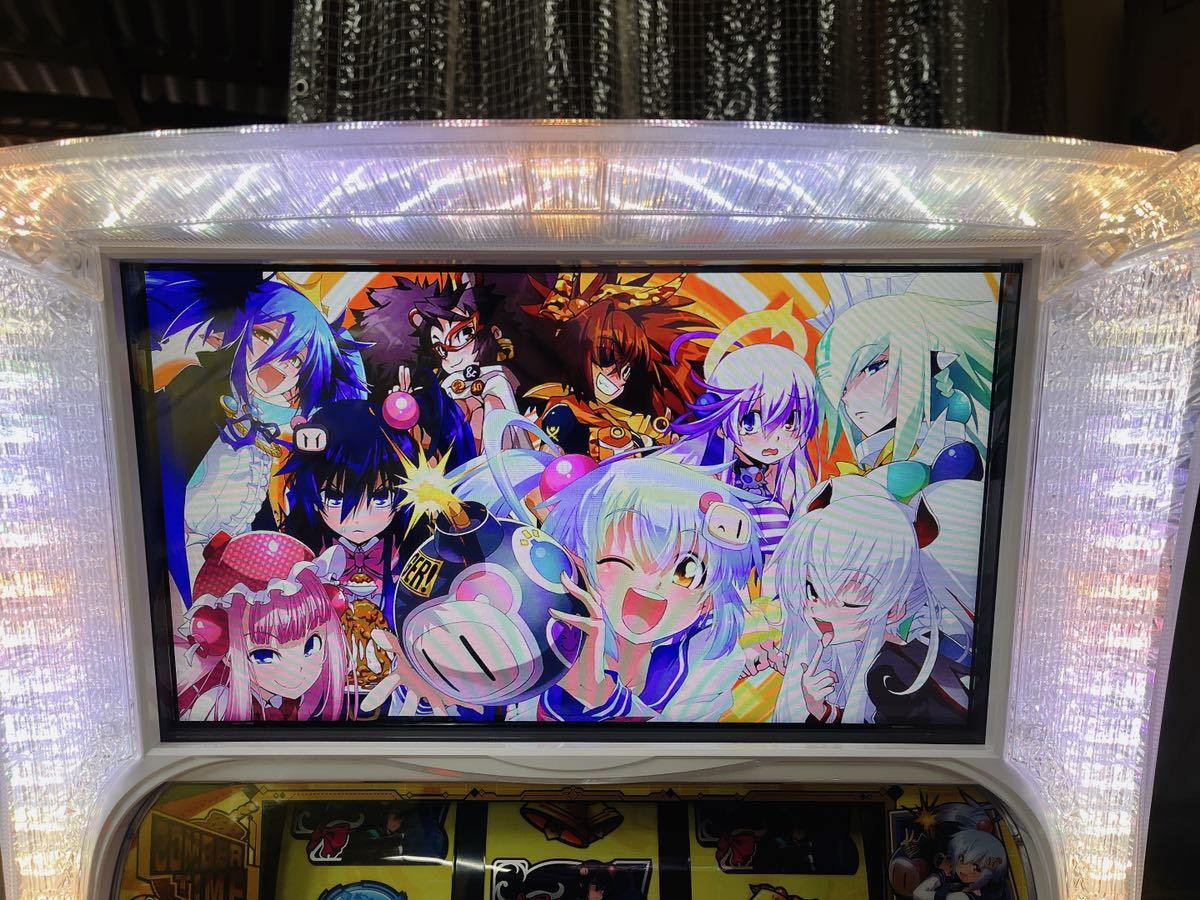 中古 パチスロ 実機 KPE SボンバーガールPM BOMBERGIRL コイン不要機