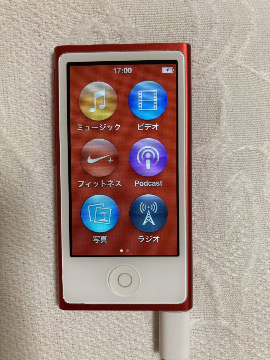 未使用/動作確認済】iPod nano第7世代16GB PRODUCT Red A1446 - JChere