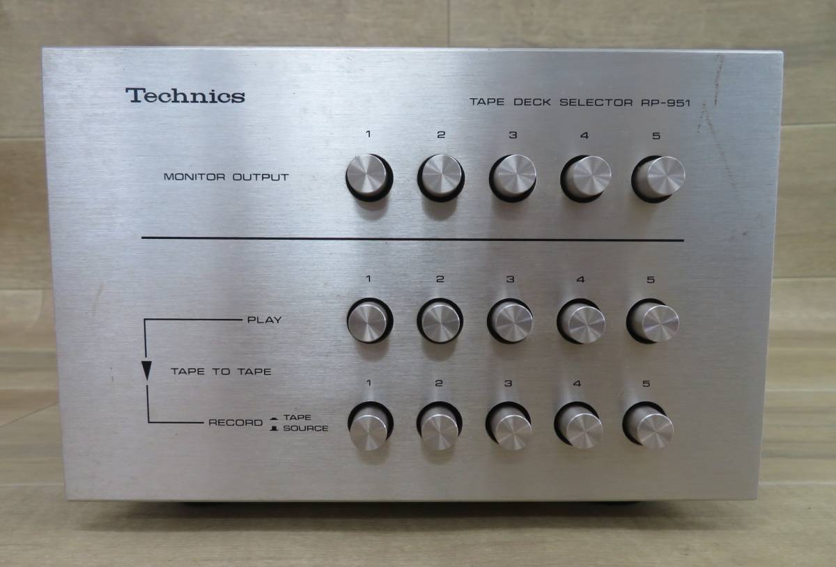 38905 Technics テクニクス テープデッキセレクター RP-951 動作未確認