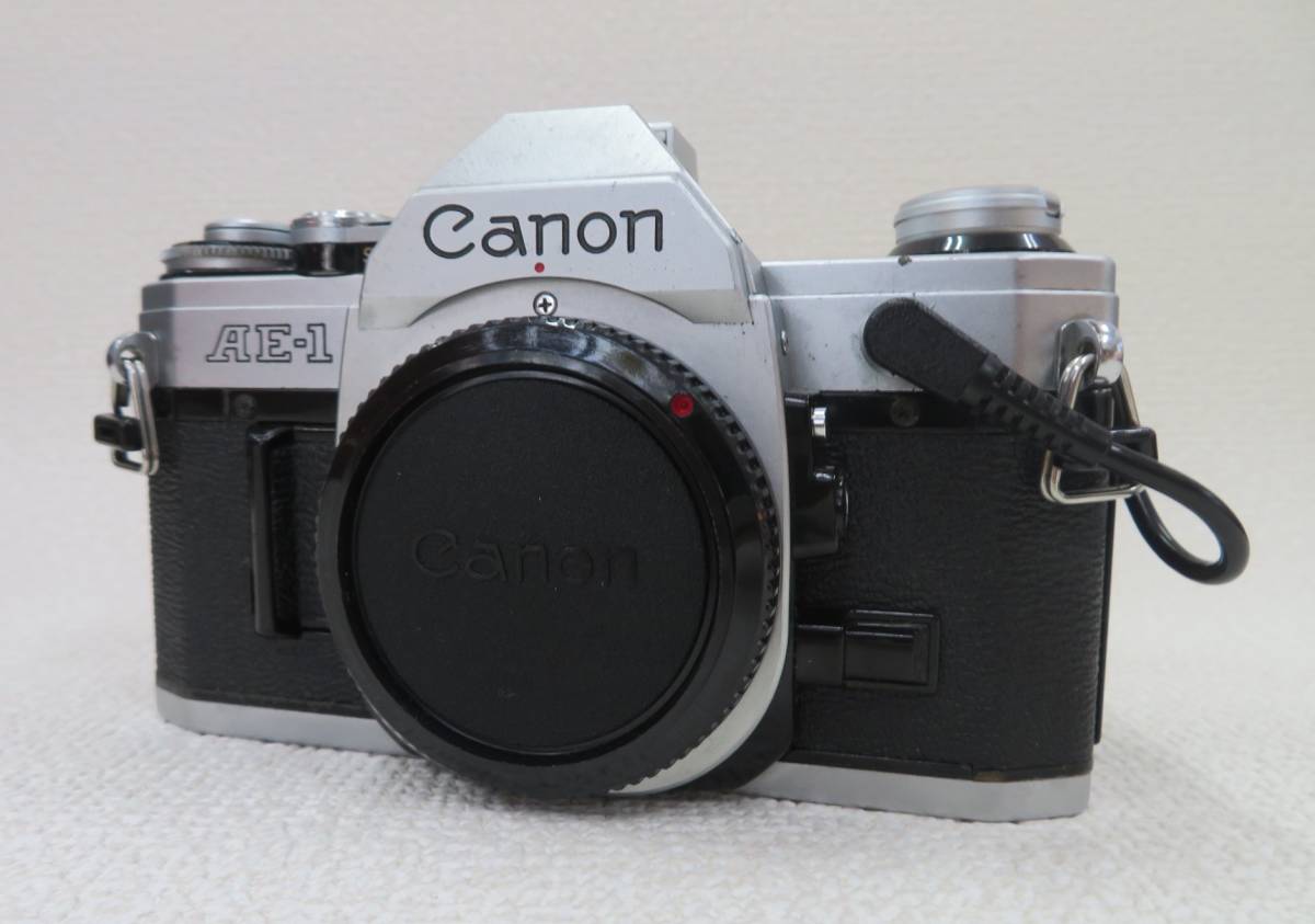 38858 Canon キャノン フィルムカメラ AE-1 シルバー DATA BACK A付き_画像1