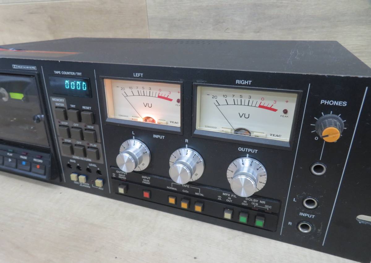 38964 TASCAM タスカム 122mkⅡ 業務用カセットデッキ 通電確認のみ