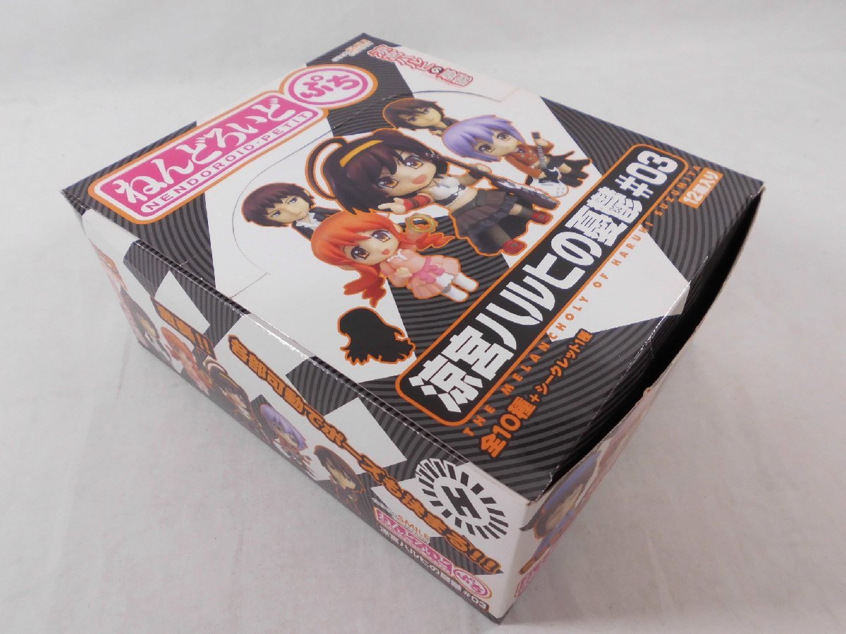 0B0A1E [ unopened figure ]........ Suzumiya Haruhi no Yuutsu #03 all 10 kind + Secret 1 kind 12 in box each box breaking the seal settled 