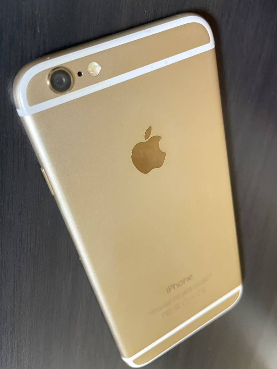 送料無料】iPhone6 ゴールド 64GB 白ロム SoftBank スマホ 本体 美品
