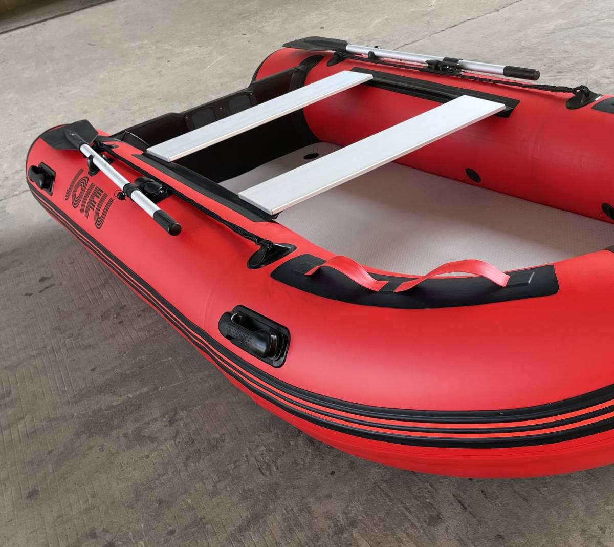 JOIFU 赤黒 3.0m U型船首 V型船底 フィッシングボート パワー JOIFU 赤黒 3.0m U型船首 V型船底 フィッシングボート パワー
