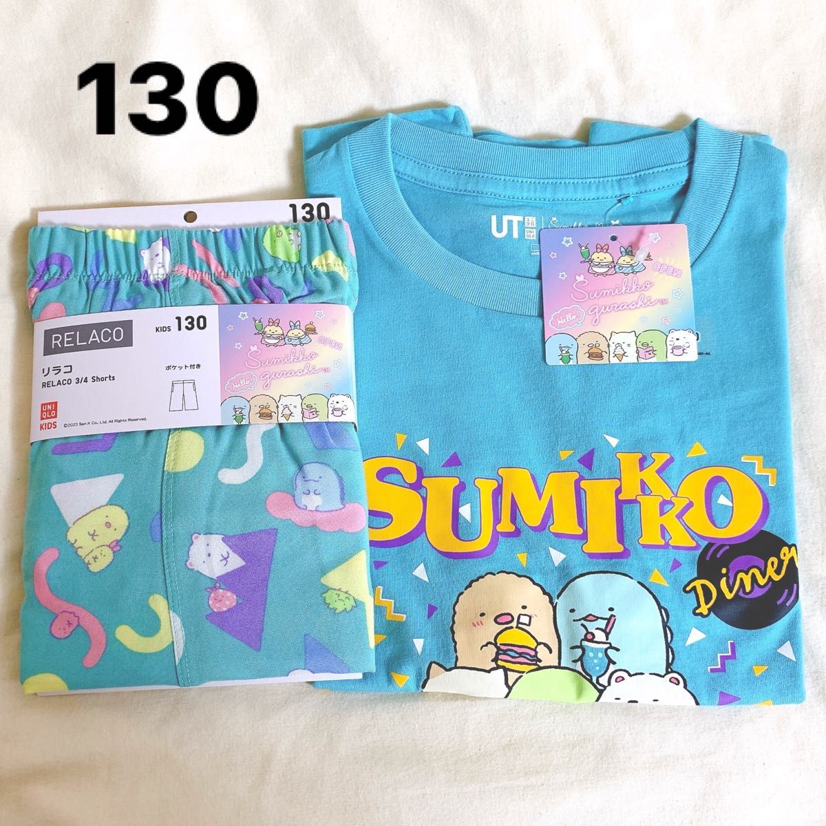 UNIQLO リラコ　Tシャツセット　130