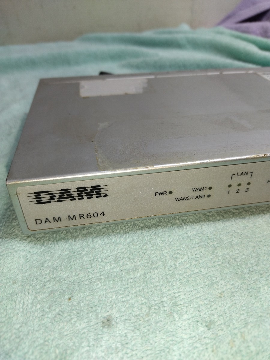 第一興商 ブロードバンド通信機器 DAM-MR604 ルーター ジャンク_画像5