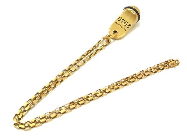 # ultimate beautiful goods # BALENCIAGA Balenciaga hotel necklace pendant accessory lady's gold group AK8536