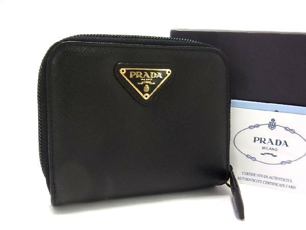 PRADA プラダ サフィアーノレザー 二つ折り 財布 ウォレット - 通販