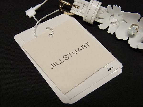 # new goods # unused # JILLSTUART Jill Stuart leather color stone bracele bangle accessory white group AK9724