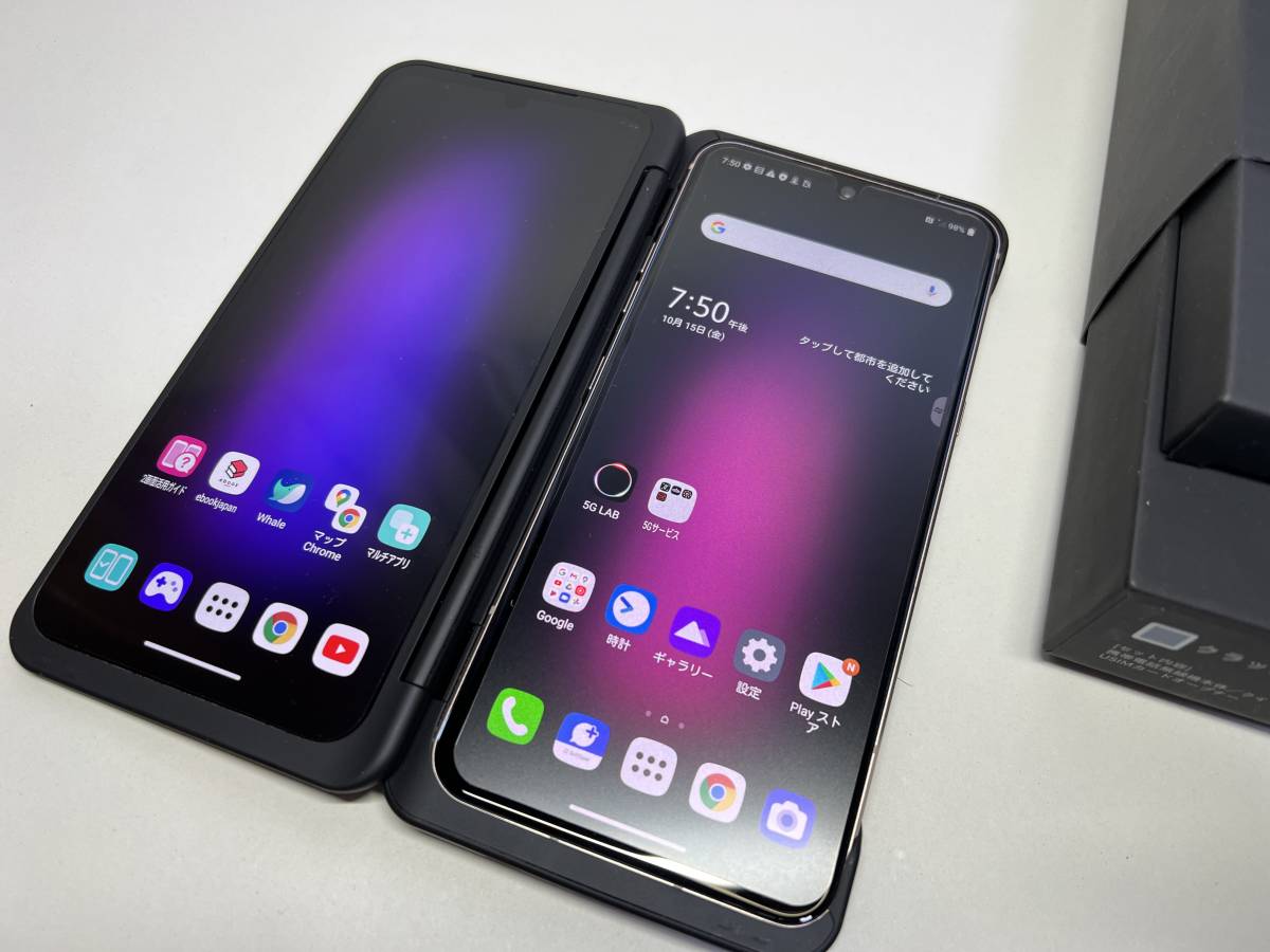 人気の贈り物が LG V60 ThinQ L-51A 5G デュアルスクリーン 未開封品