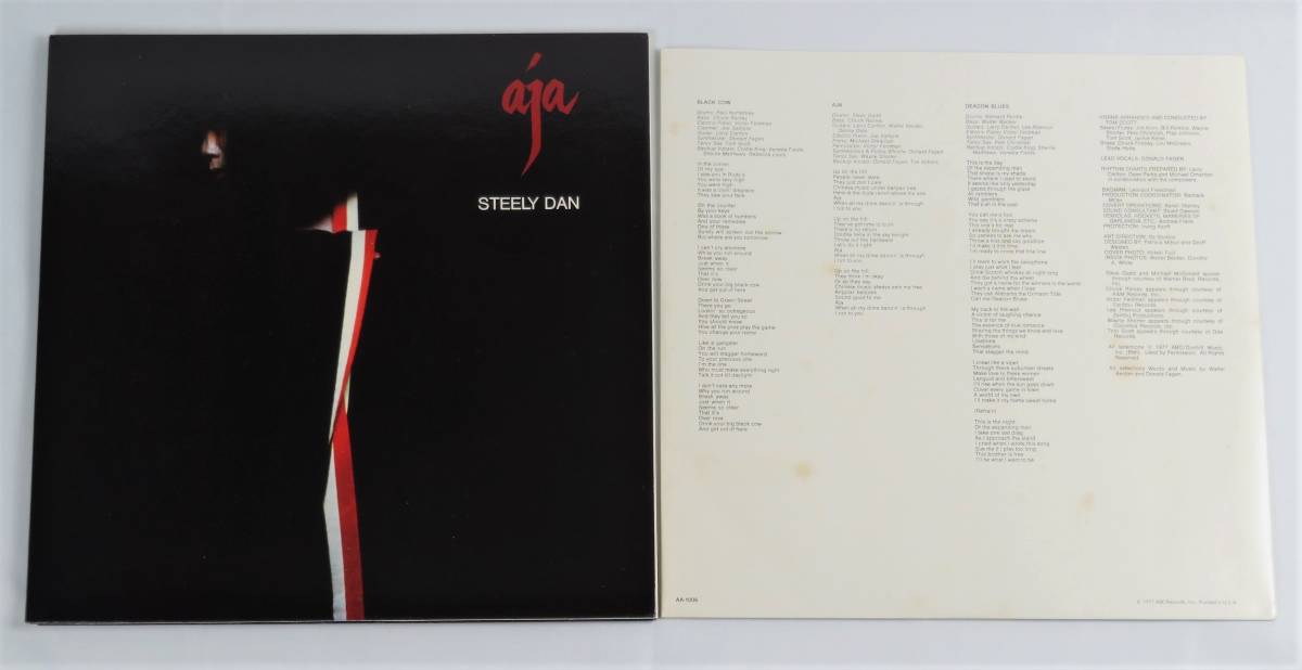 STEELY DAN aja LP AA-1006 1977年US盤 見開き光沢ジャケット