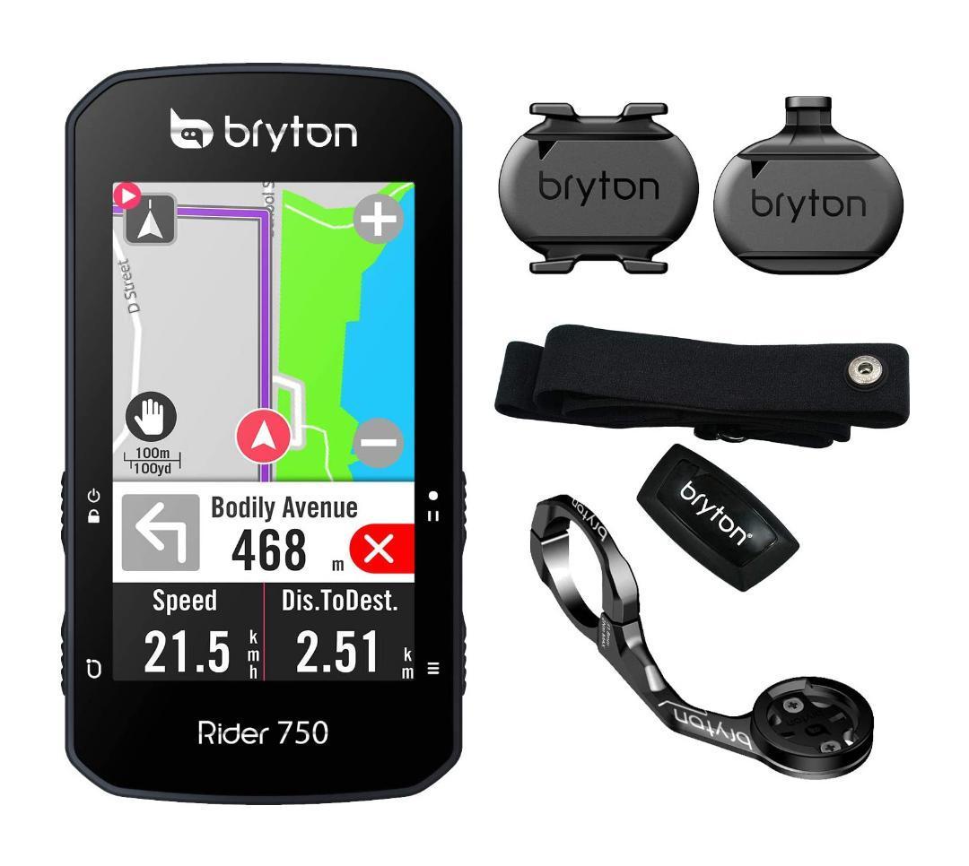 2点セット】ブライトン ナビ付GPSサイコンR750T+レーダーテールランプ