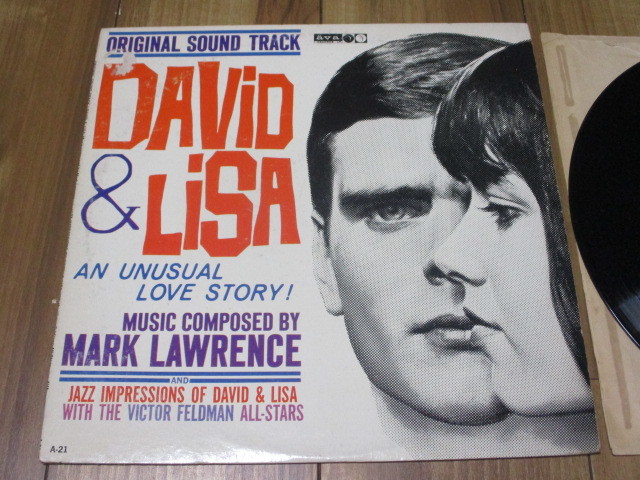 DAVID & LISA UNUSUAL LOVE STORY リサの瞳の中に JAZZ IMPRESSIONS of DAVID & RISA with THE VICTOR FELDMAN ALL-STARS 米 LP MONO_画像1