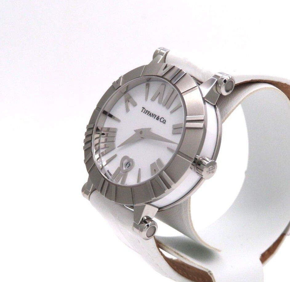TIFFANY&Co 】ティファニー 時計 'アトラス' ホワイト 極美品|PayPay