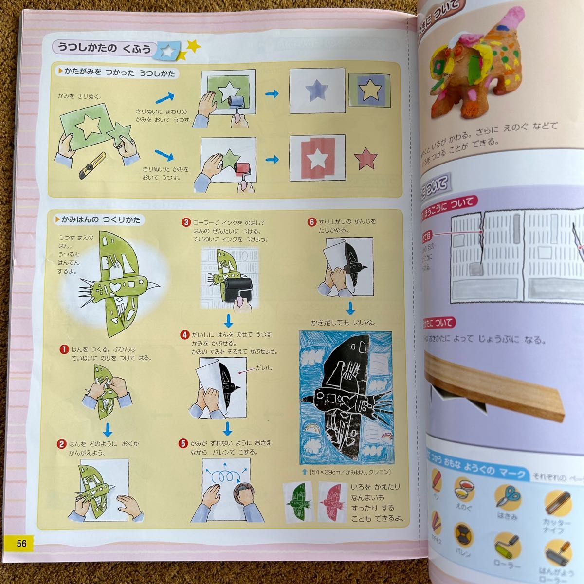 ずがこうさく1・2 下 たのしいなおもしろいな 小学校教科書 図工　小学校一年生 日本文教出版 図画工作