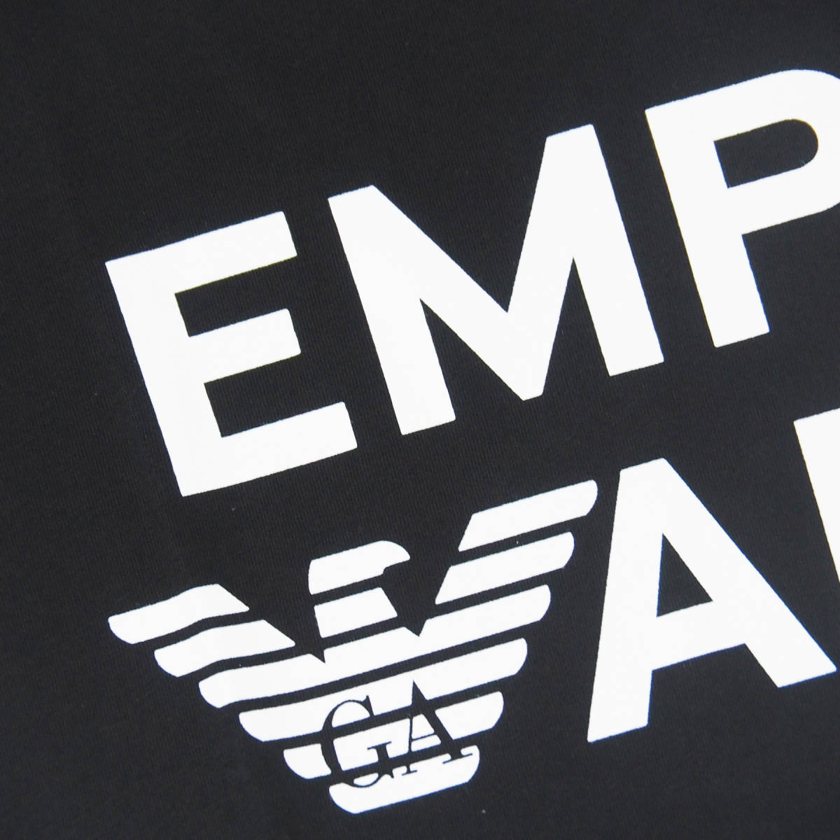 新品正規品 Emporio Armani エンポリオ アルマーニ SWIM 211831 3R479 クルーネック ブランド ロゴ Tシャツ ブラック S_画像4