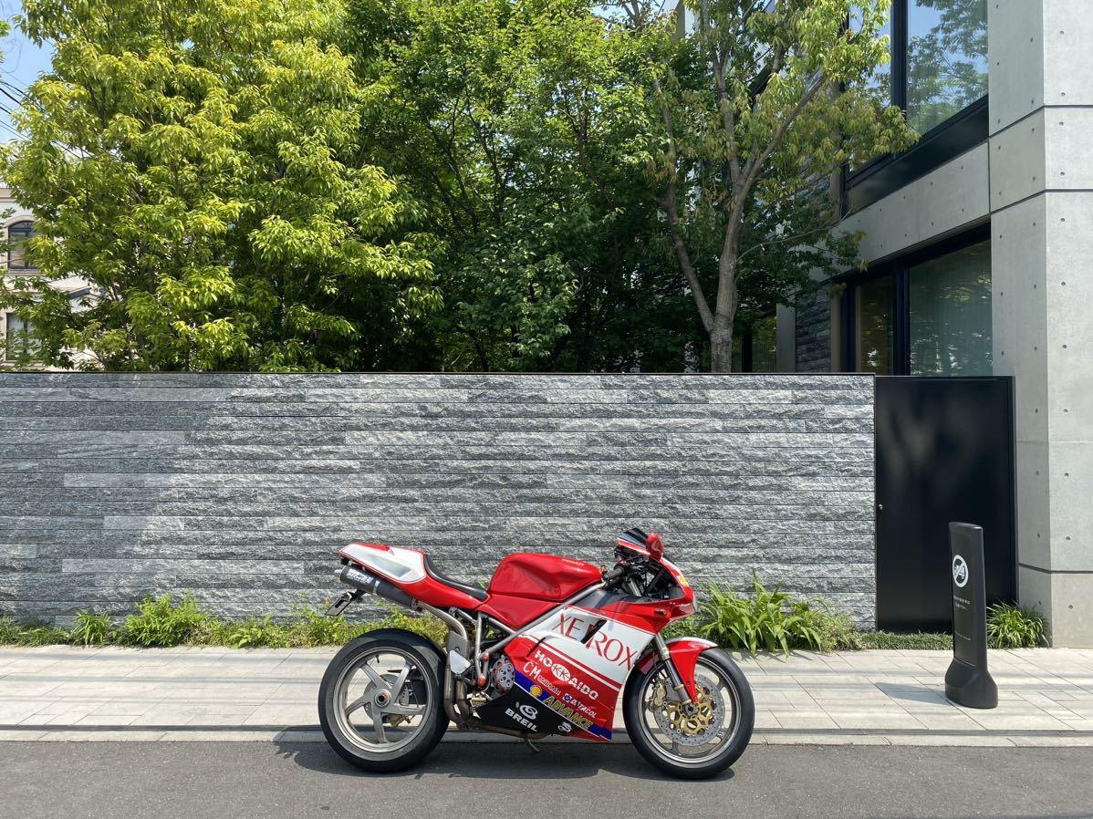 「Ducati・996 ローン可 26,000km 令和7年4月迄 車検アリ カスタム多数 カウル マフラー ラジアル ブレンボ フェンダーレス バックステップ」の画像1