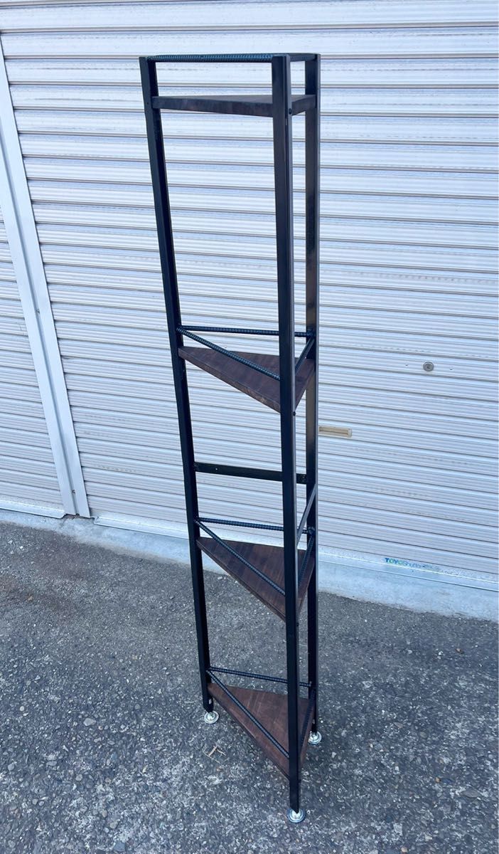 本格アイアンウッドの三角コーナーラック | noonanwaste.com