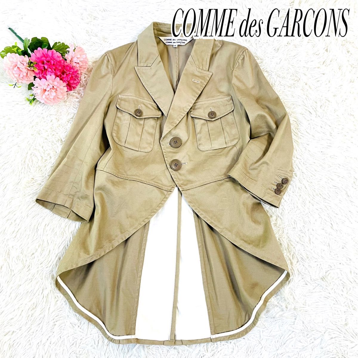 【美品】COMME des GARCONS フィッシュテールタキシードジャケット