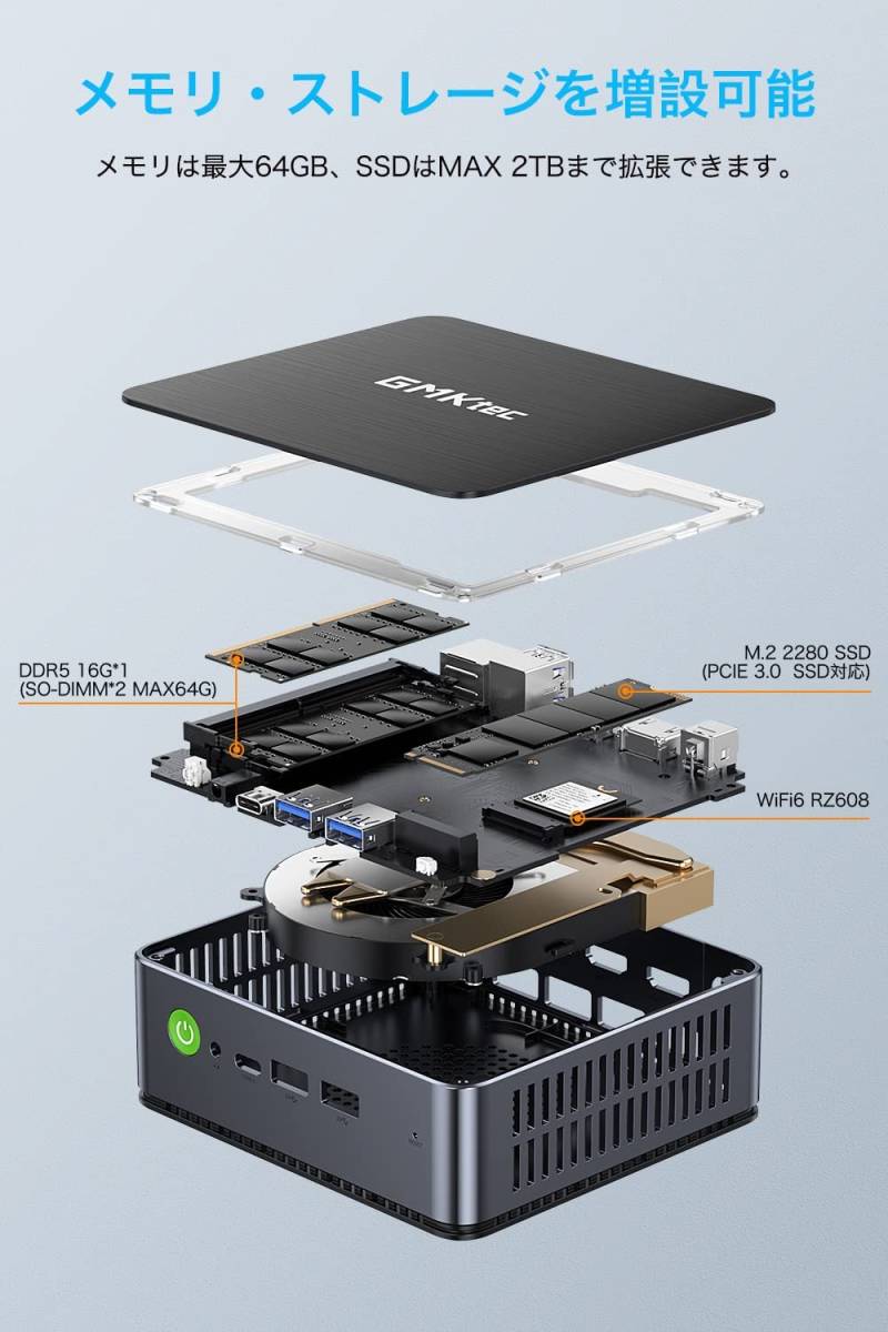 ミニPC Corei7 Windows11 メモリ16GB デスクトップパソコン