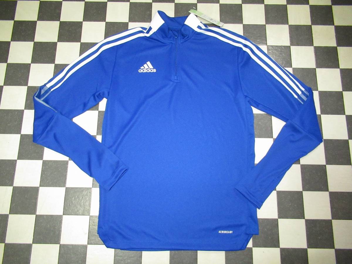 ★ Adidas ★ New L Soccer Tiro21/Tilo 21 Training Tops Team Royal Blue Aeroready