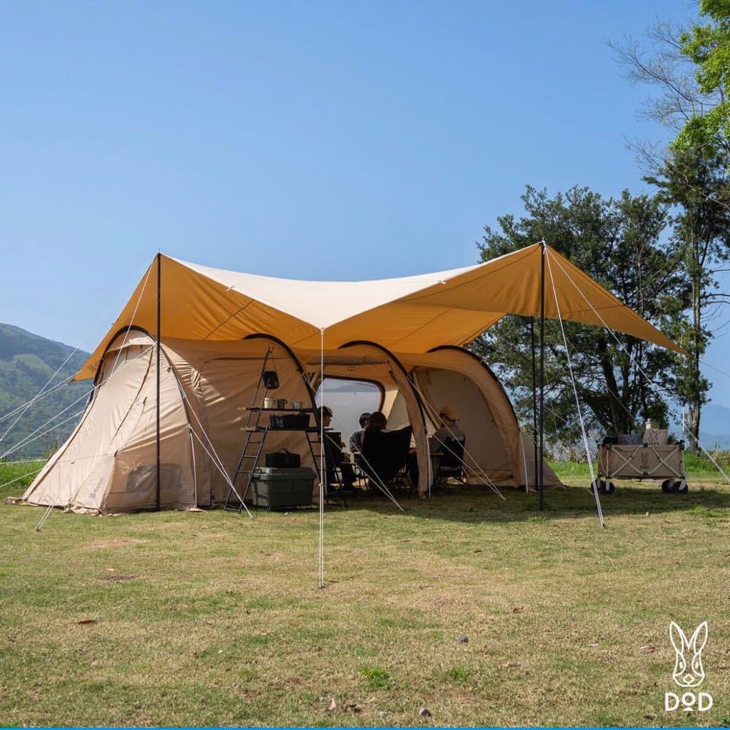 DOD カマボコテント 3M タン【T5-689-TN】ディーオーディー KAMABOKO TENT 3(M) ファミリーキャンプ  テント【新品未開封】即決・送料無料