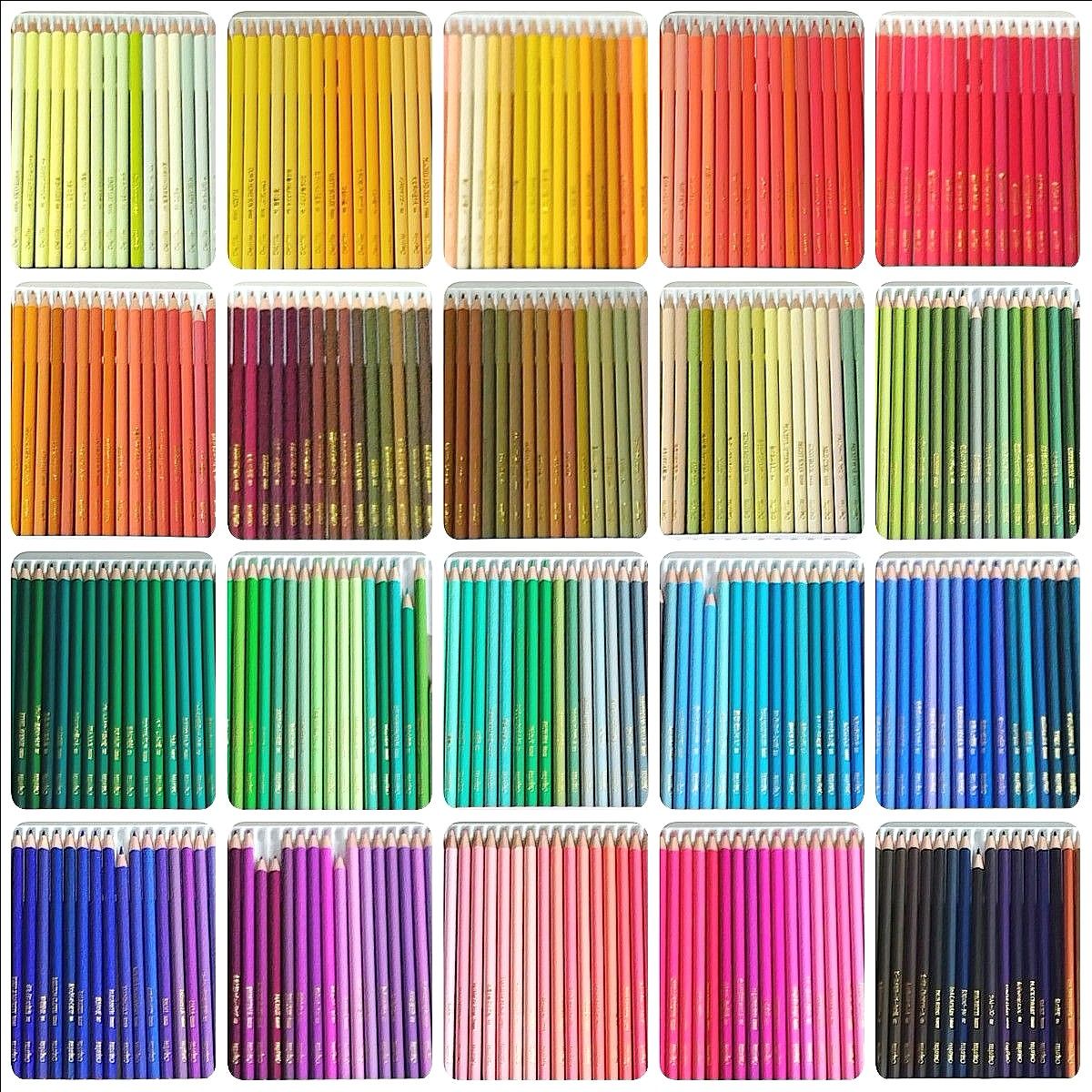 フェリシモ色鉛筆５００色＋特別蛍光色25色おまけ付きフルセット - 画材