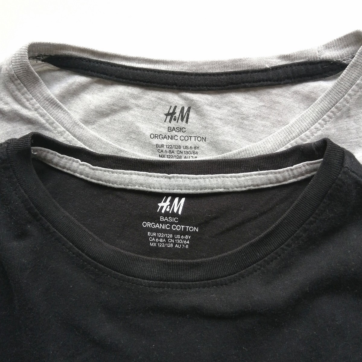 ★H&M 半袖　Tシャツ インナー　2枚セット　120 130　_画像4
