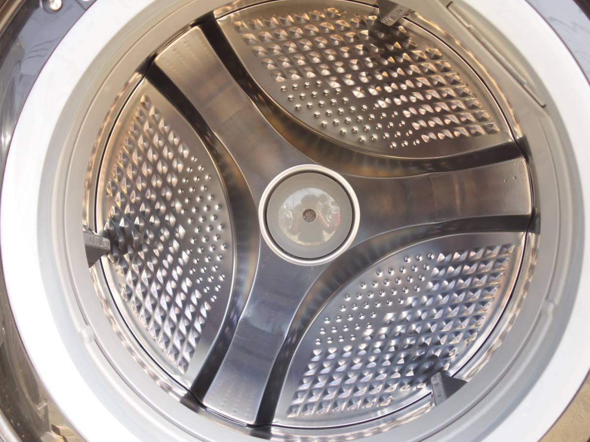 K▽日立 洗濯乾燥機 ドラム式洗濯機 9.0kg 乾燥 6.0kg 風アイロン ステンレス槽 BD-V3700L (26854) 