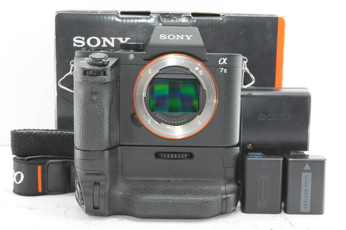 新版 ☆特上品☆ ソニー SONY α7 II ILCE-7M ボディ ＋ 縦位置グリップ