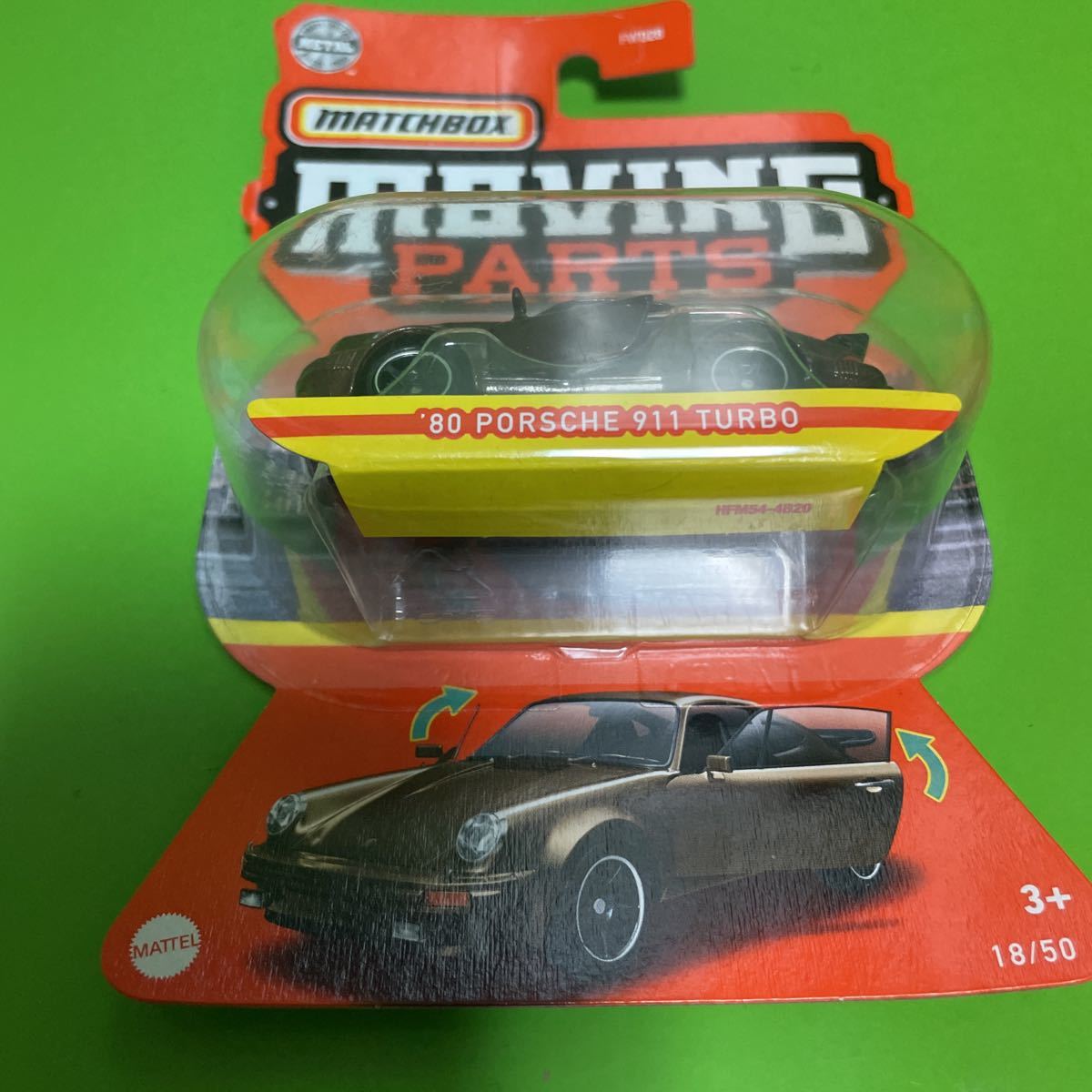 マッチボックス MATCHBOX MOVING PARTS ムービングパーツ ■ ’80 PORSCHE 911 TURBO ポルシェ911ターボ【定形外送料220円】_画像6