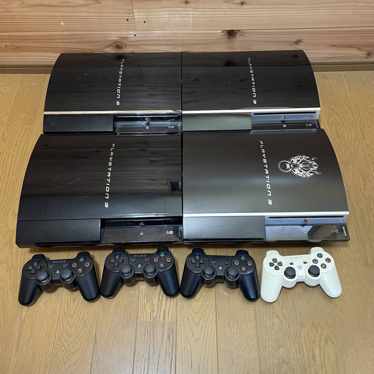 PS3 本体4台とコントローラー4個セット まとめ売り ジャンク PlayStation3 プレイステーション3 プレステ3 SONY 匿名配送