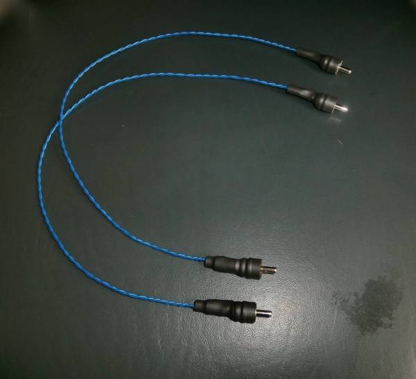 # reference cable # super high purity copper single line # blue. less handle daRCA#