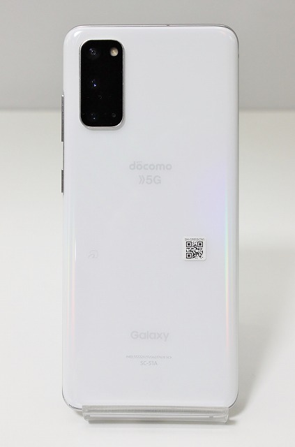 docomo Samsung Galaxy S20 5G SC-51A Android スマートフォン 赤ロム保証 128GB ホワイト 