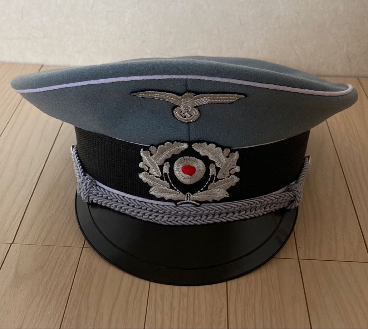 陸軍士官クラッシュキャップ　将校、下士官 軍帽 帽子 制帽(レプリカ)コスプレ　 ドイツ陸軍　ナチ　ナチス　親衛隊　SS