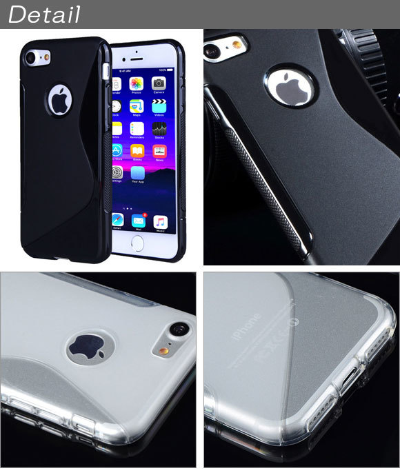 AP iPhoneケース ソフト TPU Sラインデザイン 選べる8カラー iPhone5,6など AP-TH381_画像3