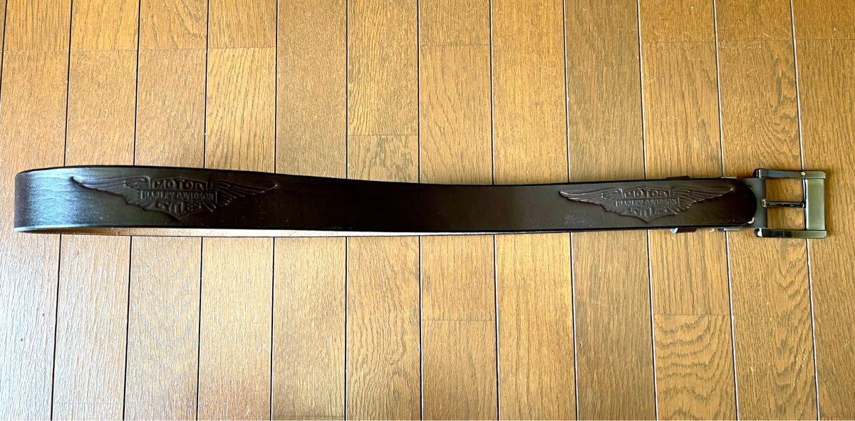 ★新品未使用★ ハーレーダビットソン 本革レザーベルト/ダークブラウン