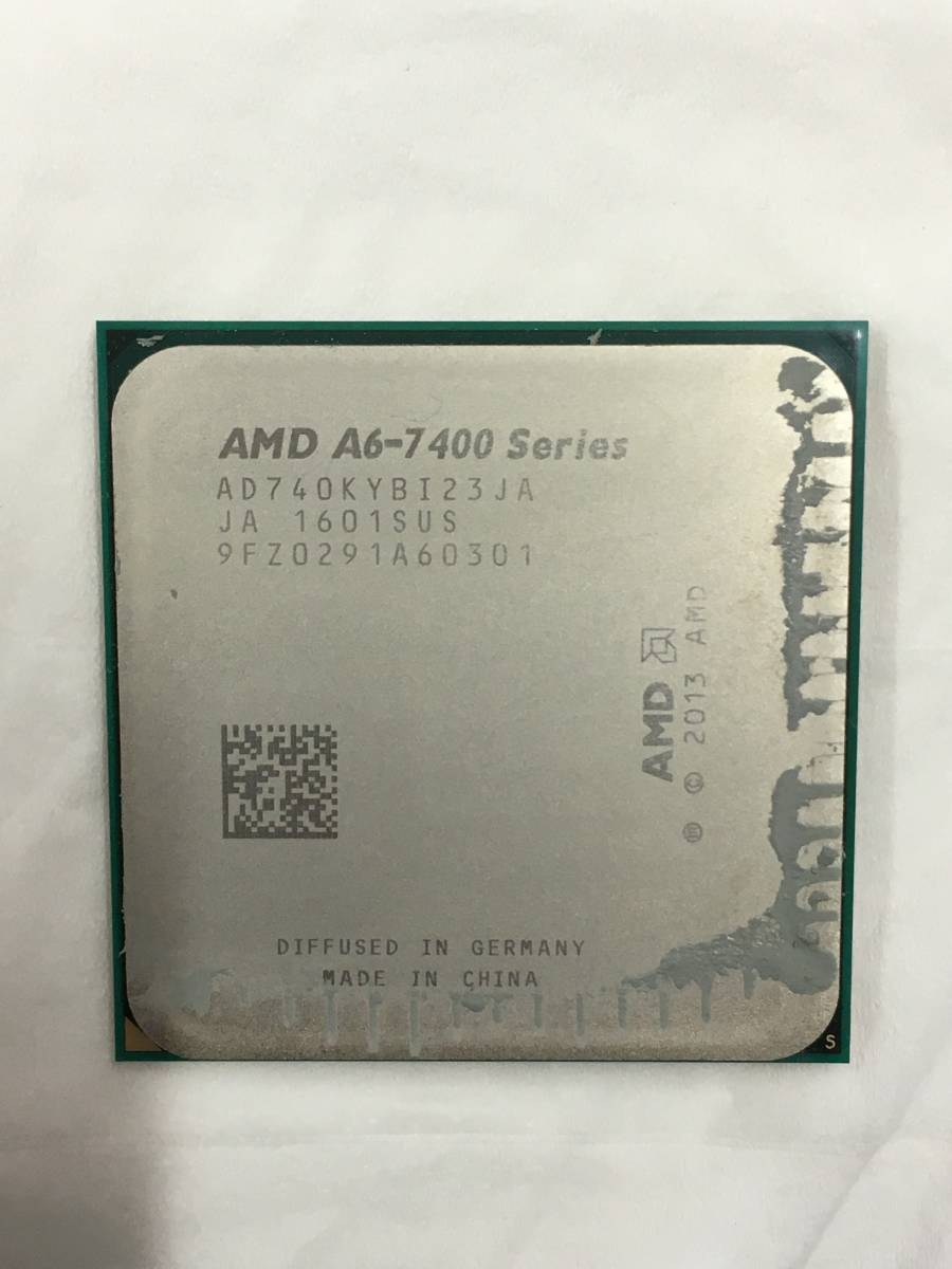 A2303)AMD A6-7400K 3.5G0Hz 65W AD740KYBI23JA 中古動作品の画像1