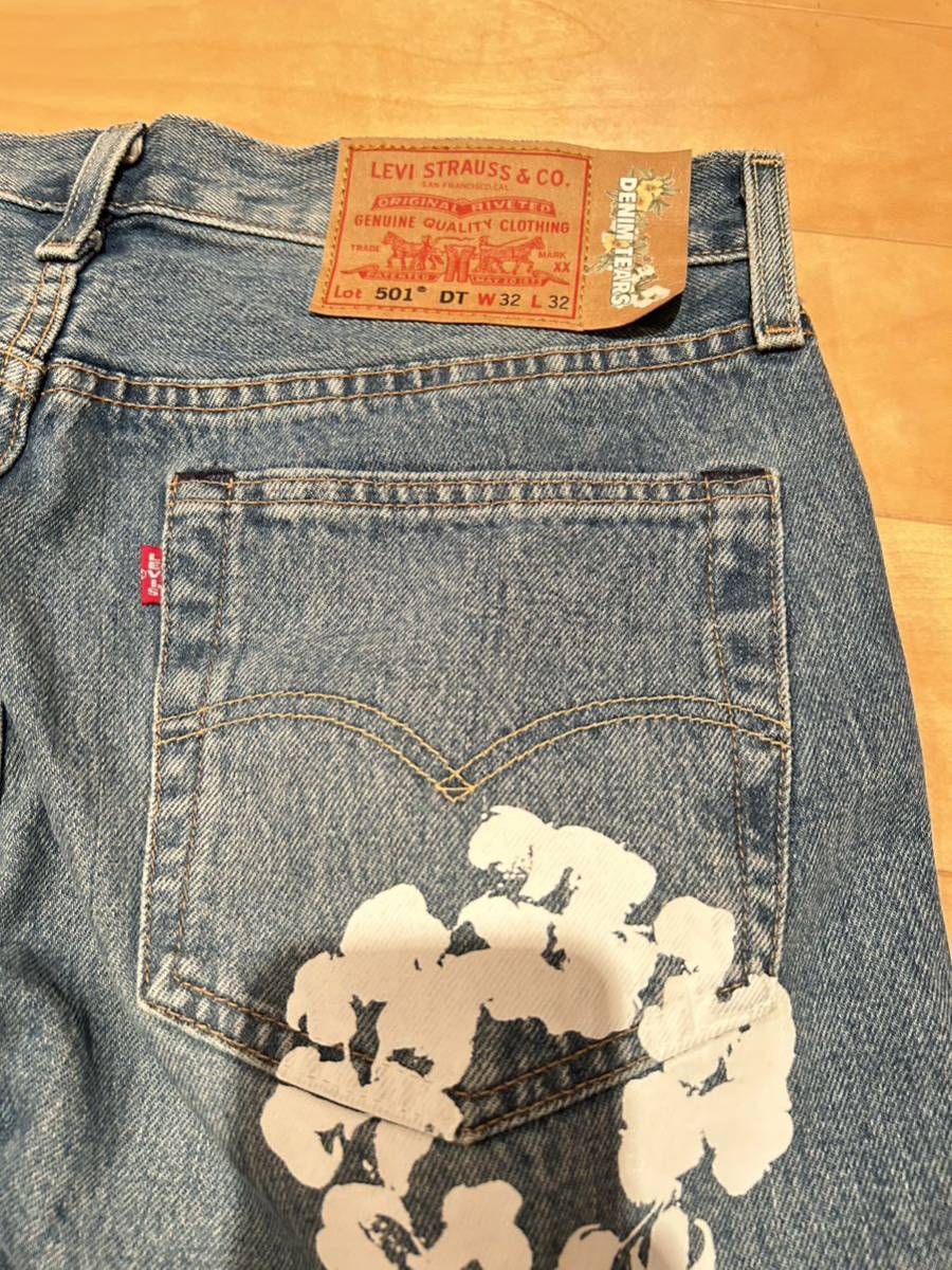 Denim Tears LEVI'S THE COTTON WREATH JEAN リーバイス501 デニム