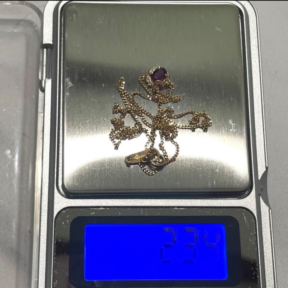 k18 ルビー ダイヤモンド ネックレス 2.34g | alfasaac.com