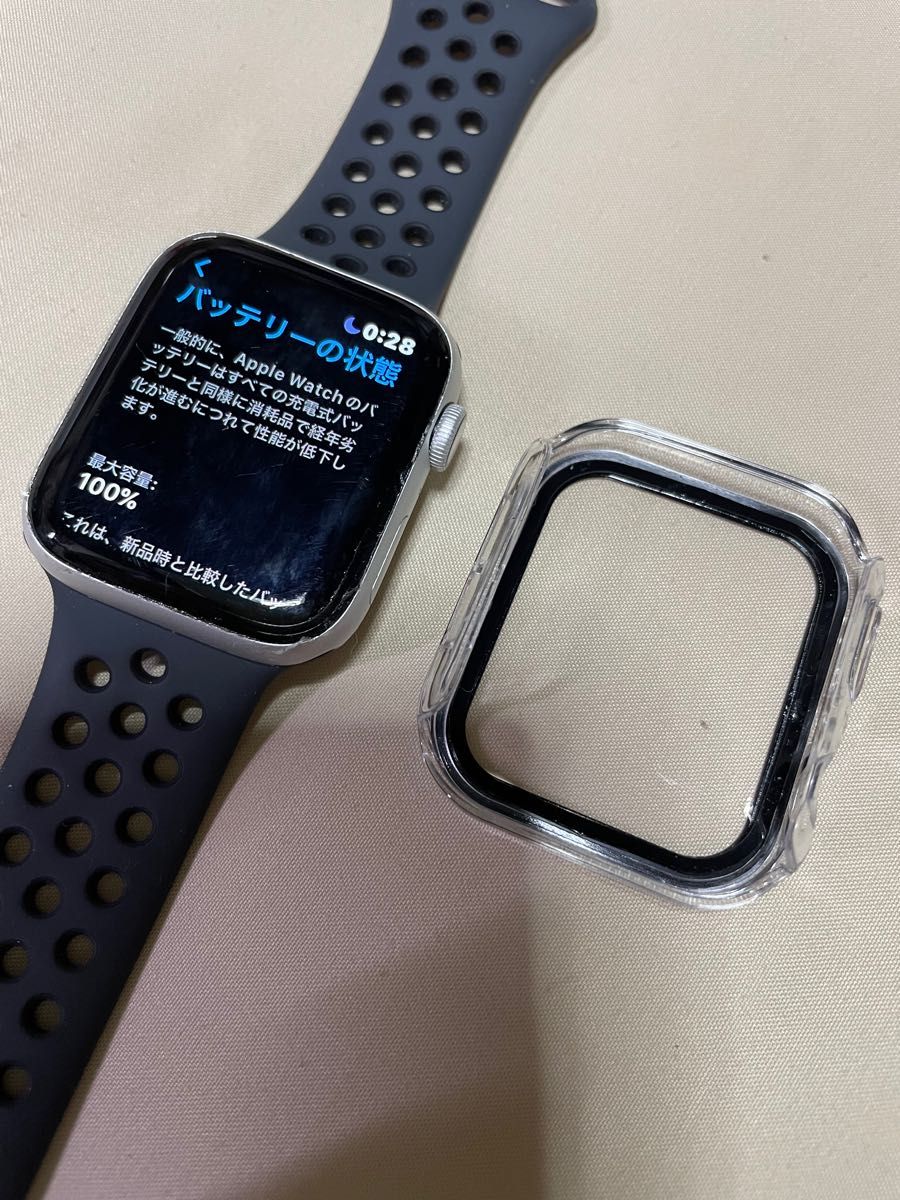 Apple Watch Nike＋ Series 4 GPSモデル 44mm Nikeスポーツバンド　バッテリー100% 送料無料