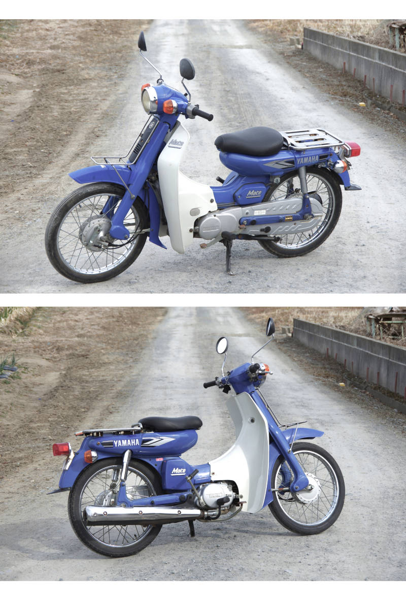 □快調□ ヤマハ メイト V50 2サイクル 自賠責残あり バッテリー新品