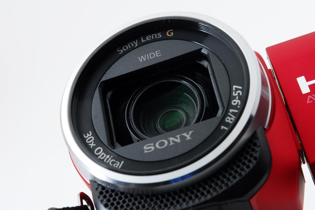 SONY HDR-CX680 レッド ハンディカム ビデオカメラ ビデオカメラ