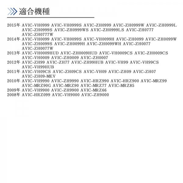 AVIC-ZH0999W AVIC-ZH0999L AVIC-ZH0999S 対応 バックカメラ 高画質 安心の配線加工済み 【CA01】_画像10