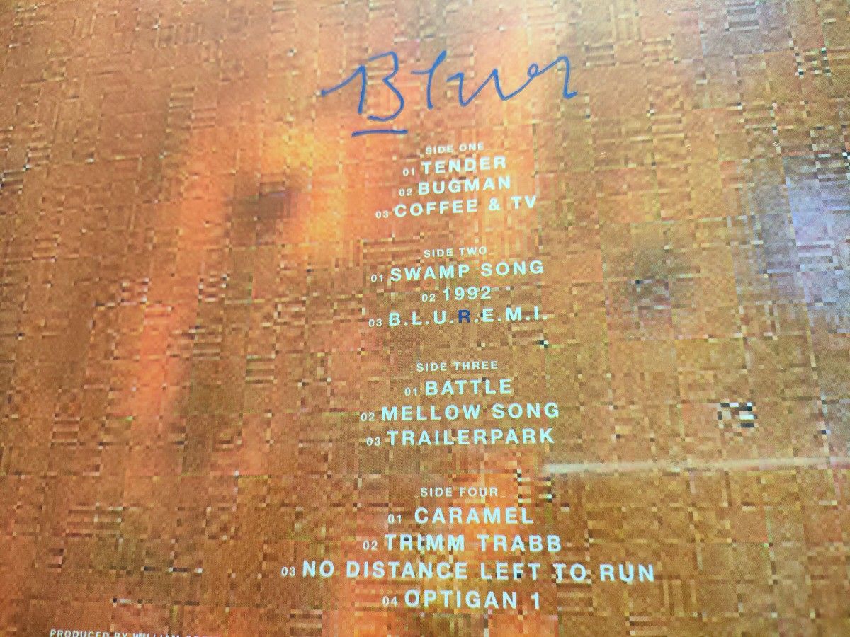 新品未開封2LPレコード Blur ブラー 13 2枚組見開きジャケット重量盤2枚組 2012年再発生産限定盤/ゴリラズ 