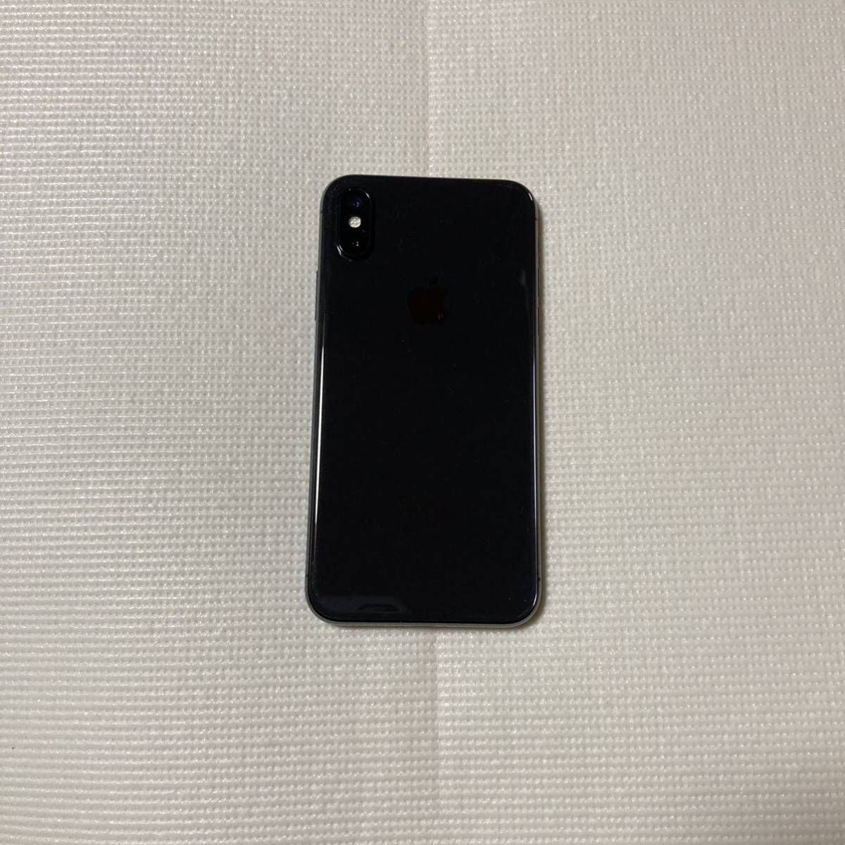美品 SIMフリー iPhoneX 64GB スペースグレー ロック解除済 バッテリー