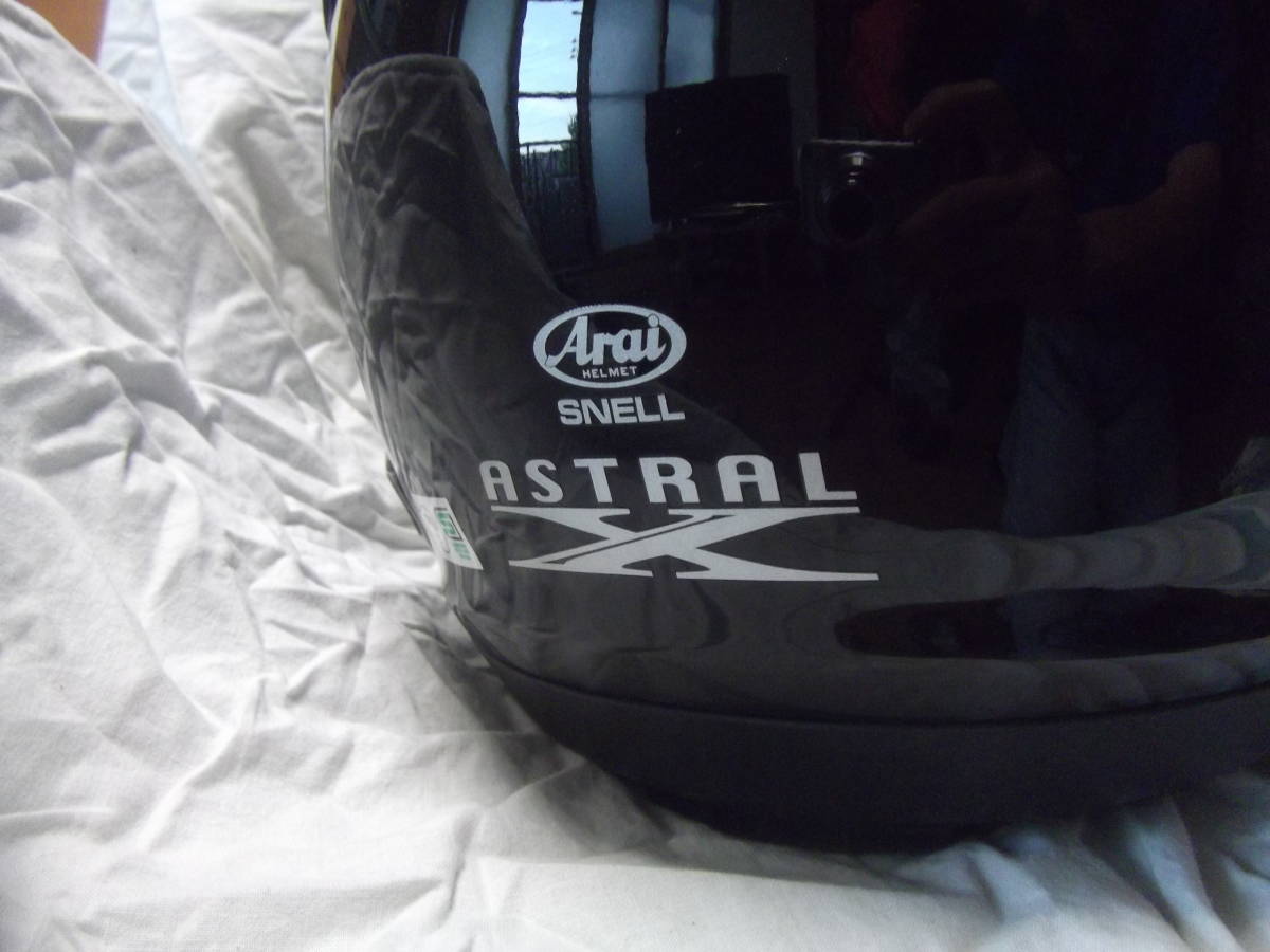Arai アライ【ASTRAL-X】XLサイズ61-62cm◆2020年製造アストラルX/ツーリング最高峰/グラスブラック/プロシェード/VAS/PINLOCK_画像3