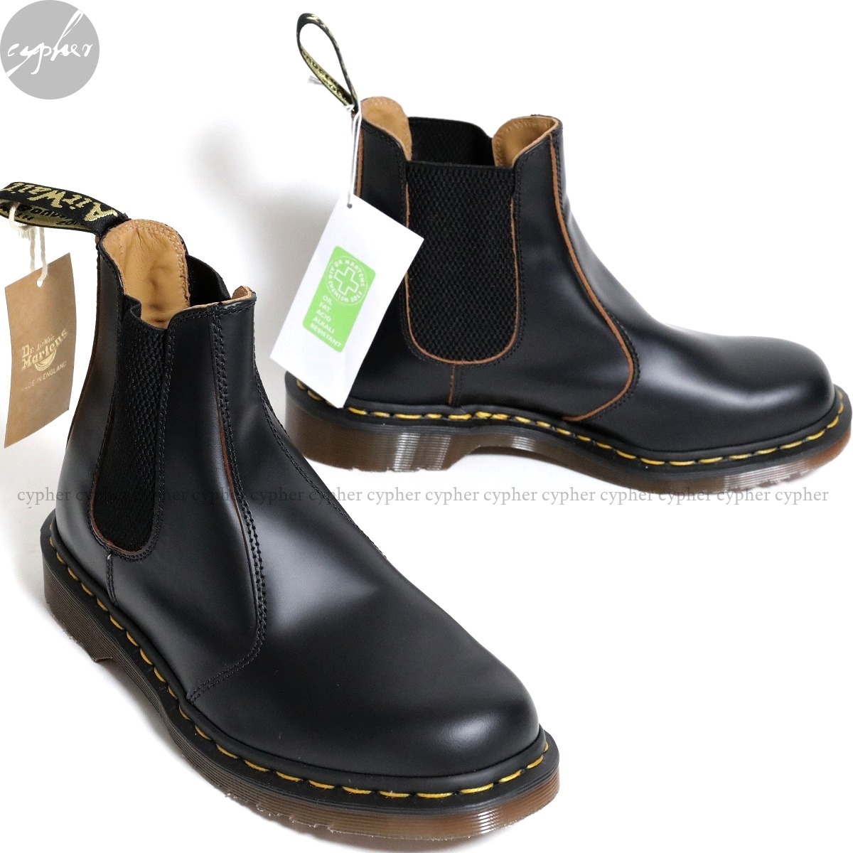 UK7 cm 新品 英国製 Dr.Martens VINTAGE  チェルシー ブーツ