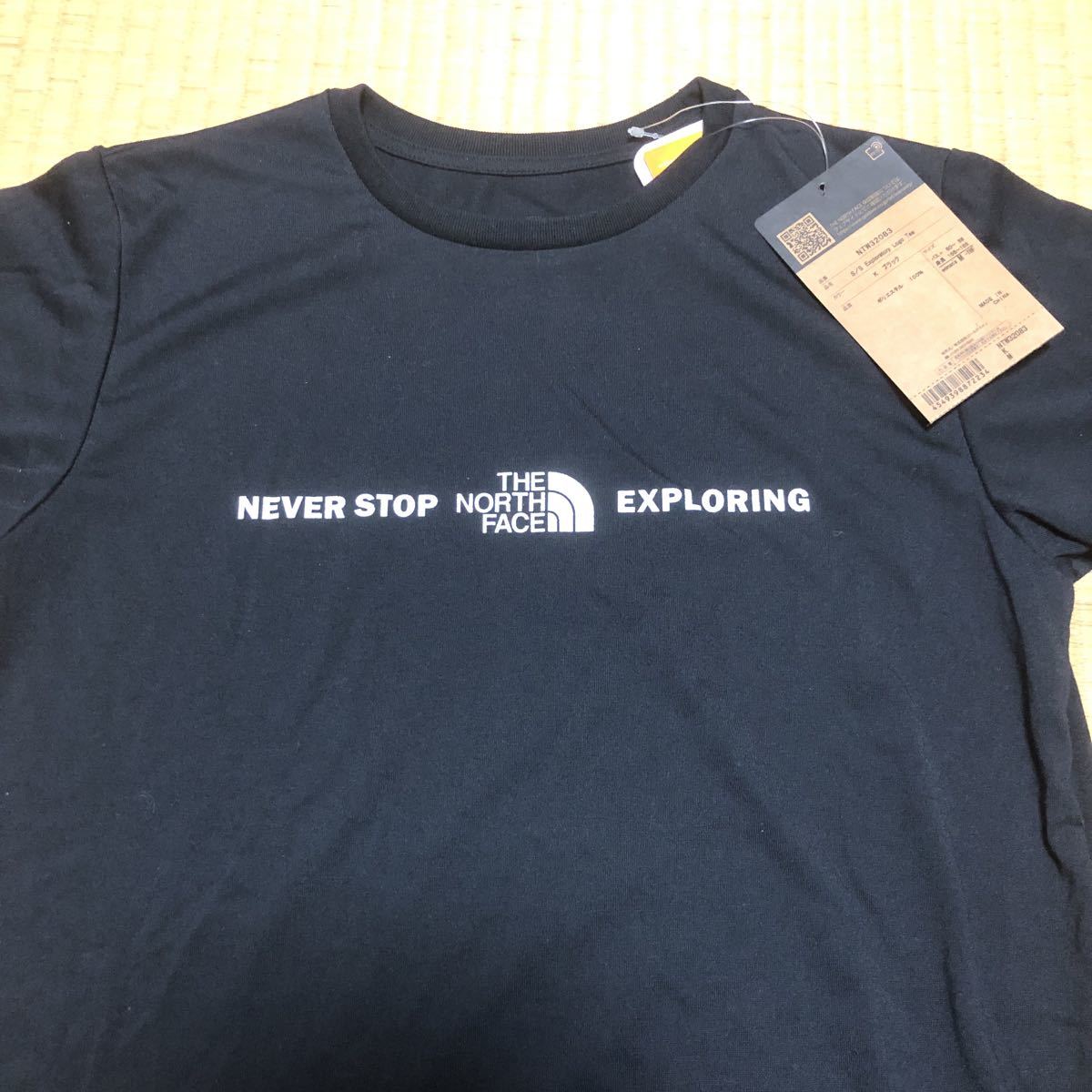 人気　即完売　ノースフェイス　Tシャツ　黒　Mサイズ　muro 藤原ヒロシ　野村訓市　Exploratory Logo Tee NTW32083 レディース_画像1